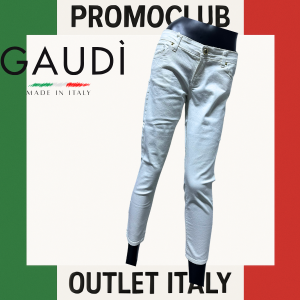 Панталон  Gaudì ,бял, 79% памук, 18% полиестер, 3% еластан, размер  32, Италия